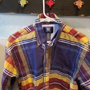 Twenty X Western Shirt Plaid Shirt size Medium
